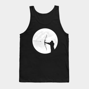 Archer Silhouette in Full Moon Tank Top